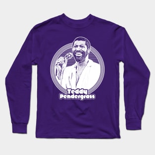 Teddy Pendergrass /// 80s Retro Soul Fan Design Long Sleeve T-Shirt